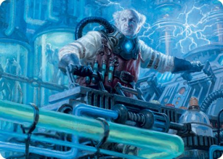 Ludevic, Necrogenius Art Card [Innistrad: Midnight Hunt Art Series] | Good Games North