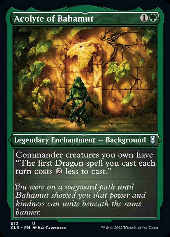 Acolyte of Bahamut (Foil Etched) [Commander Legends: Battle for Baldur's Gate] | Good Games North