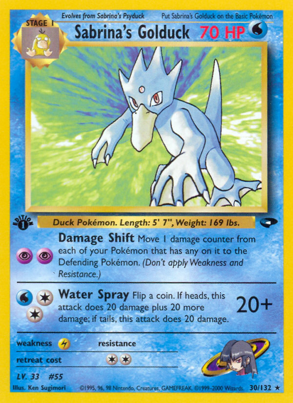 Sabrina's Golduck (30/132) [Gym Challenge 1st Edition] | Good Games North