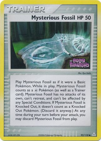 Mysterious Fossil (92/110) (Stamped) [EX: Holon Phantoms] | Good Games North