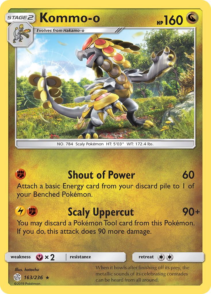 Kommo-o (163/236) [Sun & Moon: Cosmic Eclipse] | Good Games North