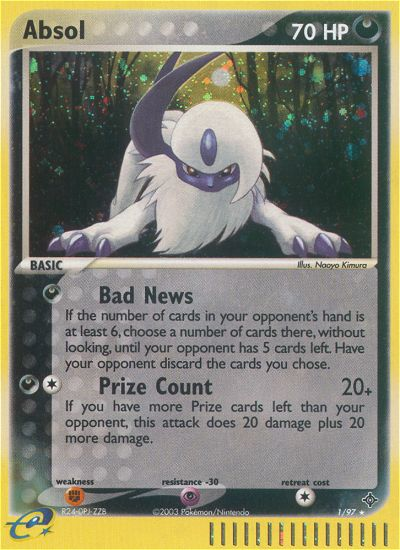 Absol (1/97) [EX: Dragon] | Good Games North