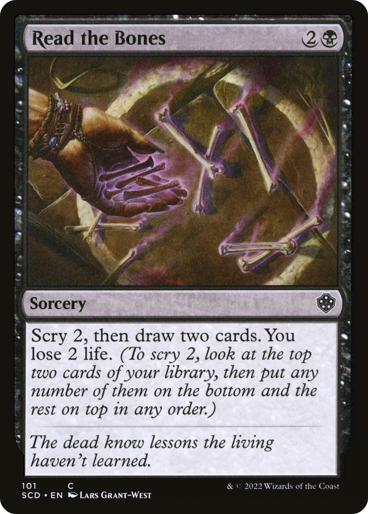 Read the Bones [Starter Commander Decks] | Good Games North