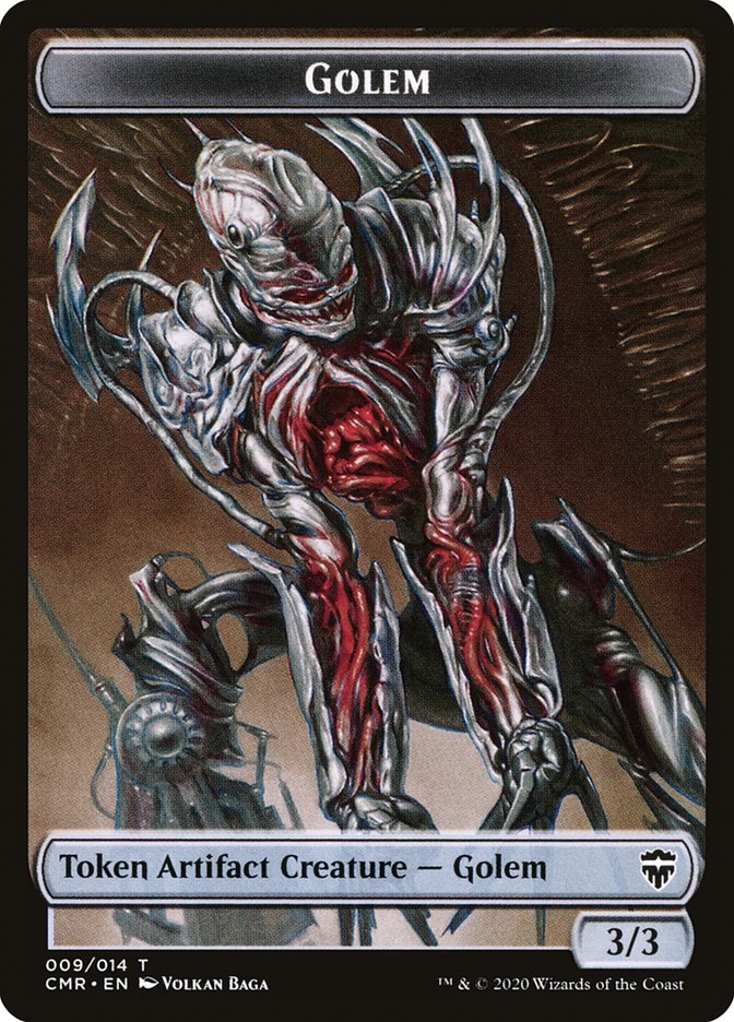 Golem Token [Commander Legends Tokens] | Good Games North
