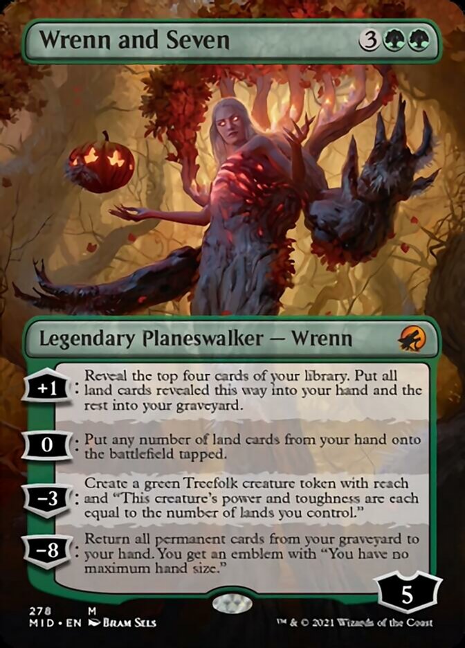 Wrenn and Seven (Borderless) [Innistrad: Midnight Hunt] | Good Games North