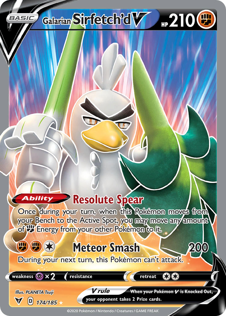 Galarian Sirfetch'd V (174/185) [Sword & Shield: Vivid Voltage] | Good Games North