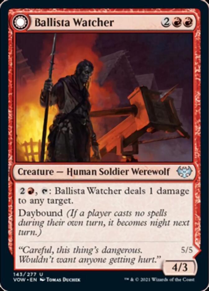 Ballista Watcher // Ballista Wielder [Innistrad: Crimson Vow] | Good Games North
