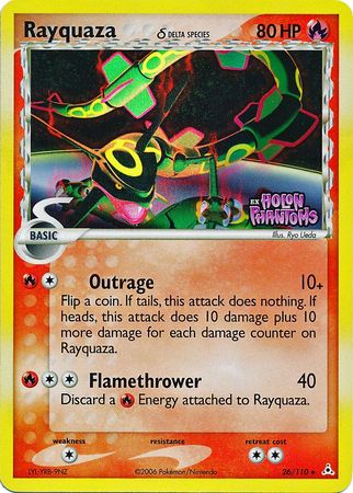 Rayquaza (26/110) (Delta Species) (Stamped) [EX: Holon Phantoms] | Good Games North