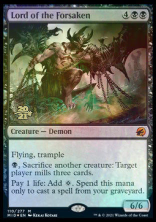 Lord of the Forsaken [Innistrad: Midnight Hunt Prerelease Promos] | Good Games North