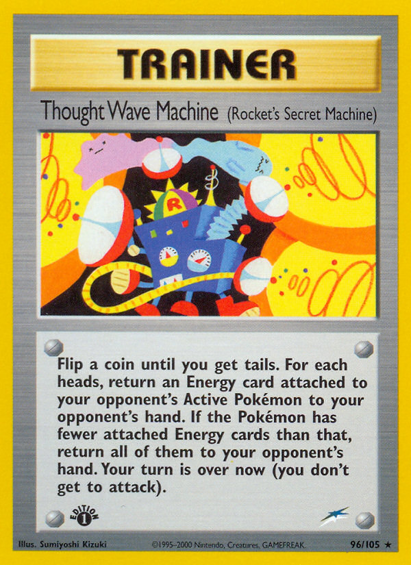 Thought Wave Machine (96/105) (Rocket's Secret Machine) [Neo Destiny 1st Edition] | Good Games North