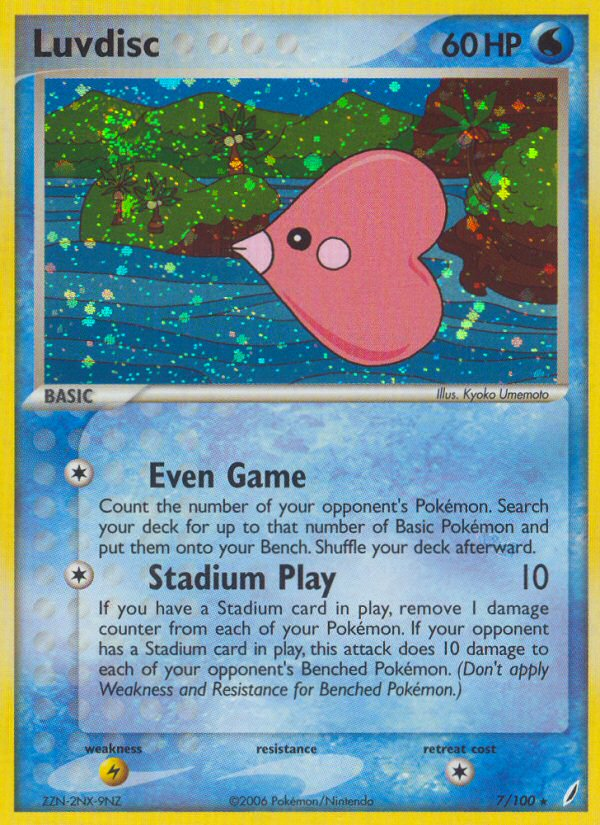 Luvdisc (7/100) [EX: Crystal Guardians] | Good Games North