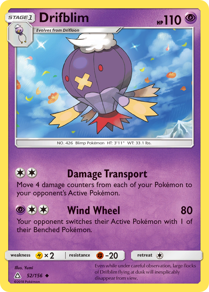 Drifblim (52/156) [Sun & Moon: Ultra Prism] | Good Games North