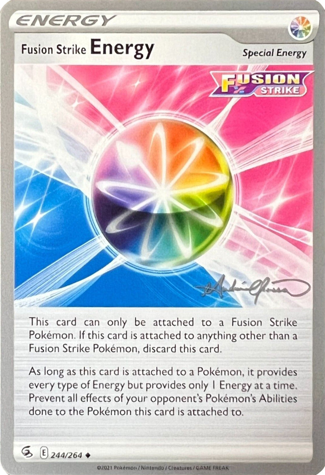 Fusion Strike Energy (244/264) (The Shape of Mew - Andre Chiasson) [World Championships 2022] | Good Games North