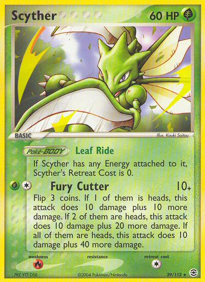 Scyther (29/112) [EX: FireRed & LeafGreen] | Good Games North
