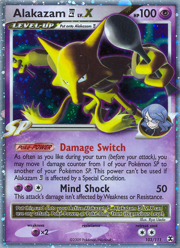 Alakazam LV.X (103/111) [Platinum: Rising Rivals] | Good Games North