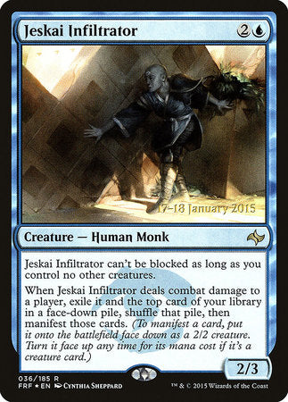 Jeskai Infiltrator [Fate Reforged Promos] | Good Games North