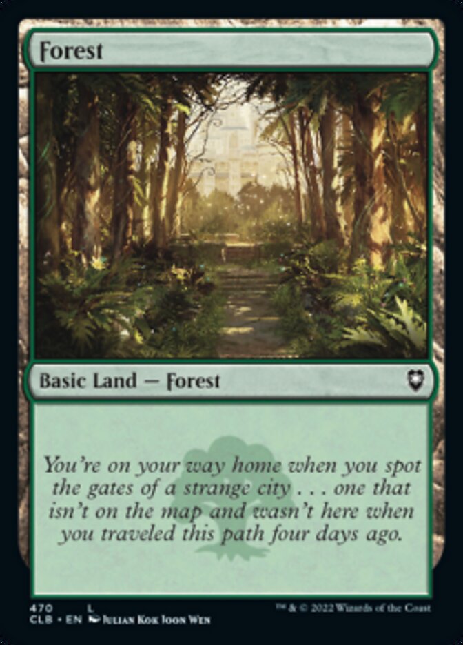Forest (470) [Commander Legends: Battle for Baldur's Gate] | Good Games North