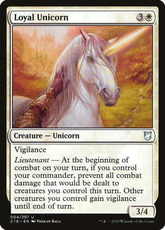 Loyal Unicorn [Commander 2018] | Good Games North