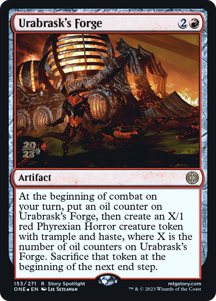 Urabrask's Forge [Phyrexia: All Will Be One Prerelease Promos] | Good Games North