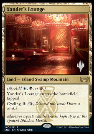 Xander's Lounge (Promo Pack) [Streets of New Capenna Promos] | Good Games North