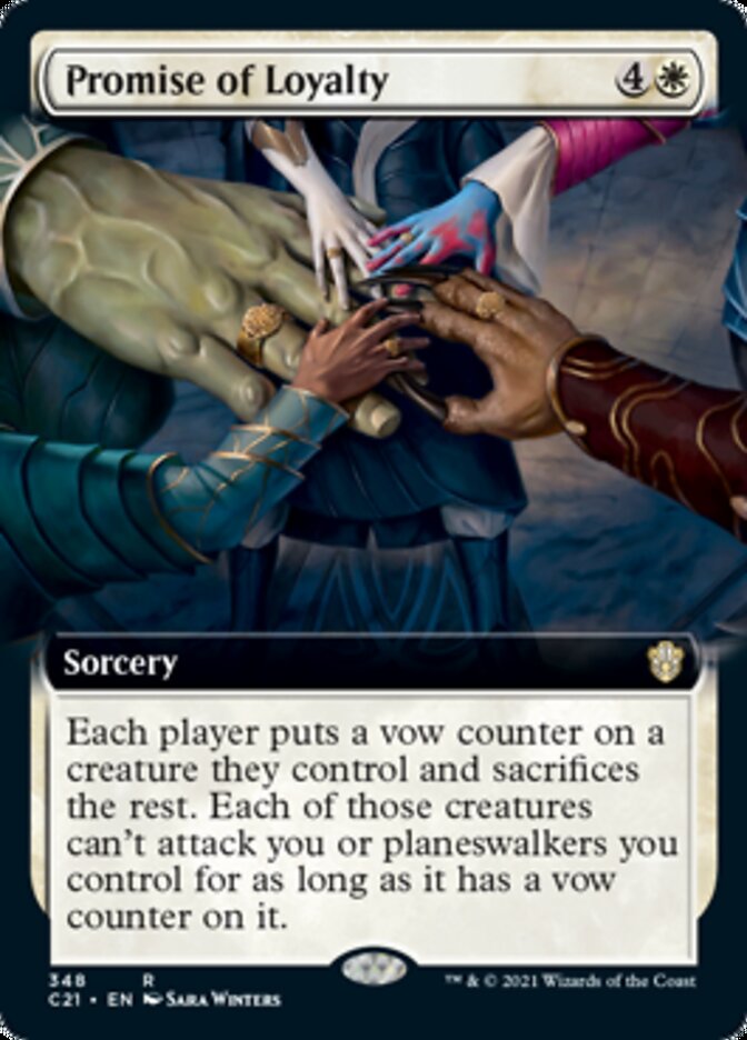Promise of Loyalty (Extended) [Commander 2021] | Good Games North