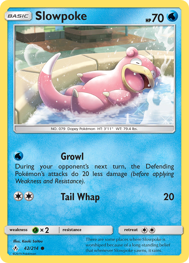 Slowpoke (42/214) [Sun & Moon: Unbroken Bonds] | Good Games North