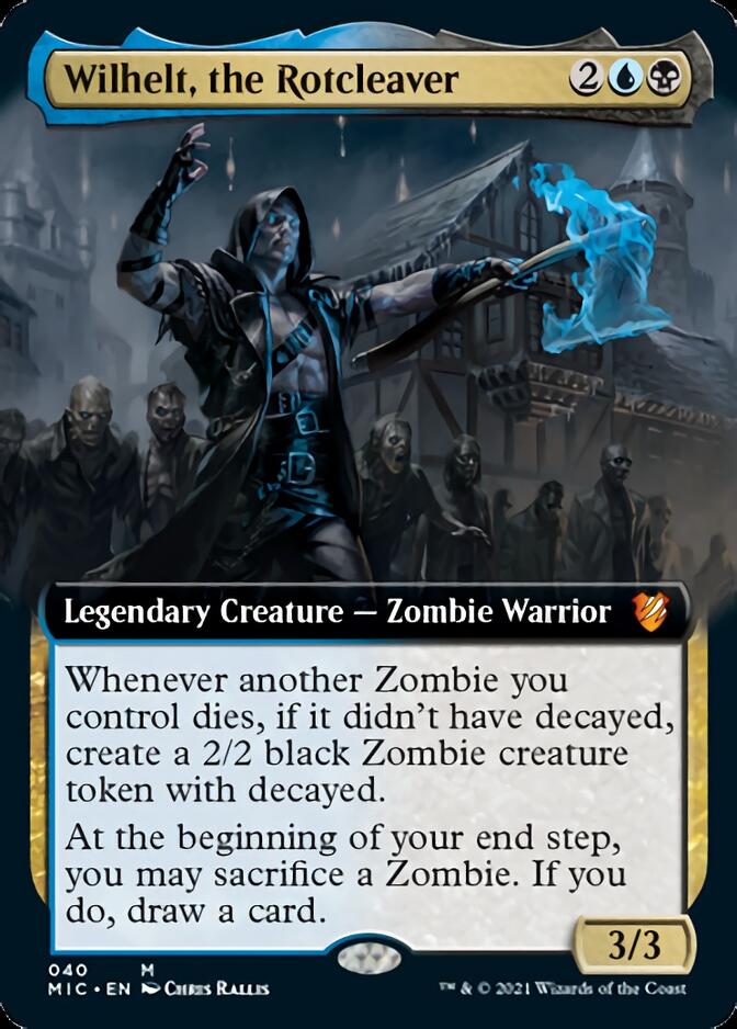 Wilhelt, the Rotcleaver (Extended) [Innistrad: Midnight Hunt Commander] | Good Games North