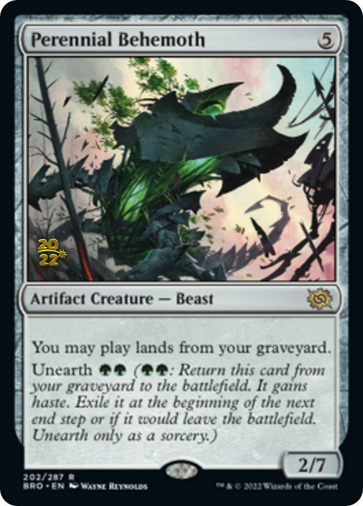 Perennial Behemoth [The Brothers' War: Prerelease Promos] | Good Games North