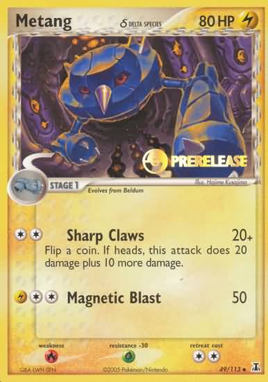 Metang (49/113) (Delta Species) (Prerelease Promo) [EX: Delta Species] | Good Games North