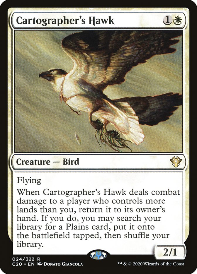 Cartographer's Hawk [Commander 2020] | Good Games North