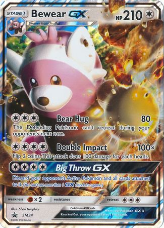 Bewear GX (SM34) (Jumbo Card) [Sun & Moon: Black Star Promos] | Good Games North