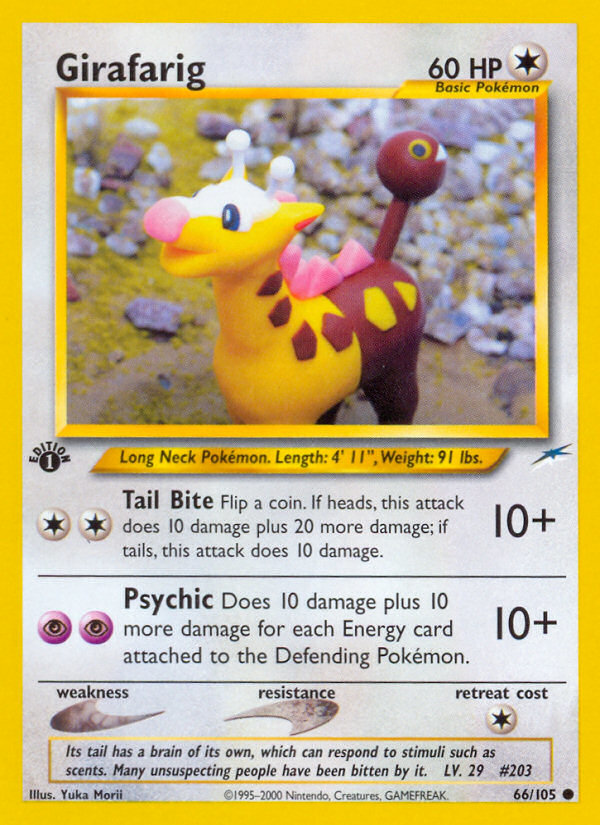 Girafarig (66/105) [Neo Destiny 1st Edition] | Good Games North