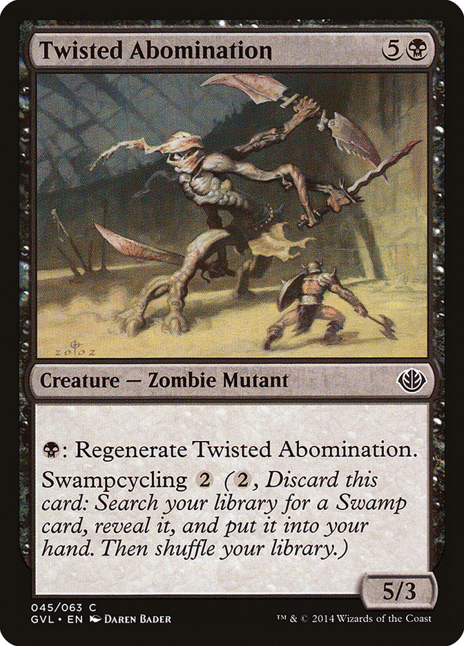 Twisted Abomination (Garruk vs. Liliana) [Duel Decks Anthology] | Good Games North