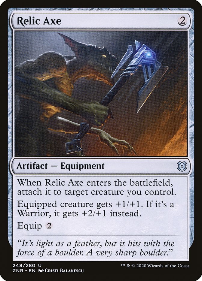 Relic Axe [Zendikar Rising] | Good Games North