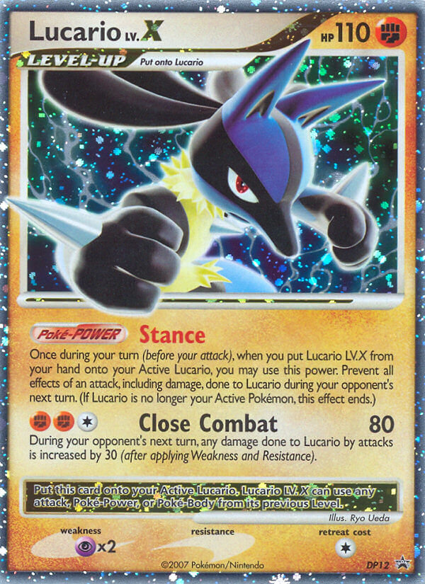 Lucario LV.X (DP12) [Diamond & Pearl: Black Star Promos] | Good Games North