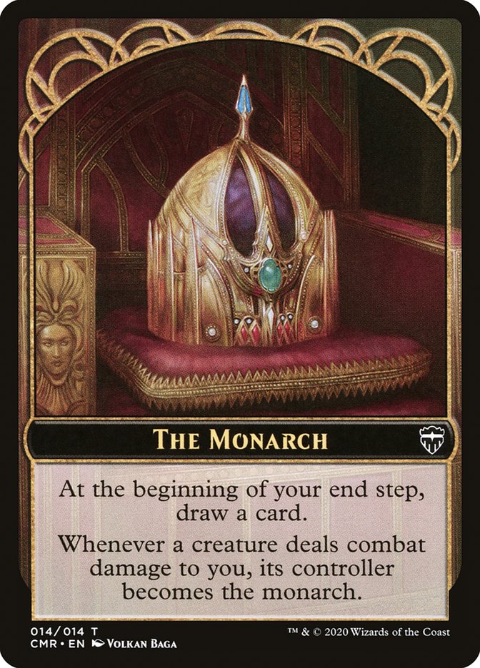 Horror // The Monarch Token [Commander Legends Tokens] | Good Games North