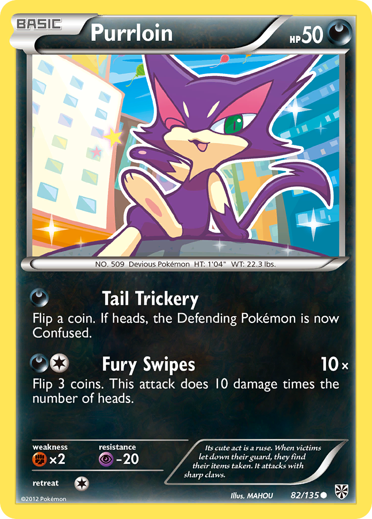 Purrloin (82/135) [Black & White: Plasma Storm] | Good Games North