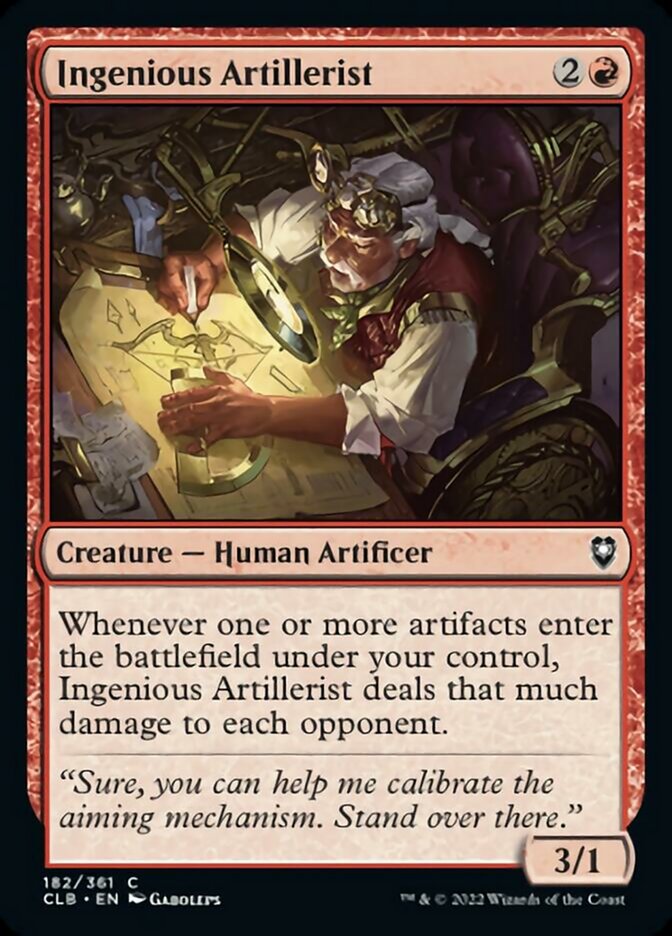 Ingenious Artillerist [Commander Legends: Battle for Baldur's Gate] | Good Games North