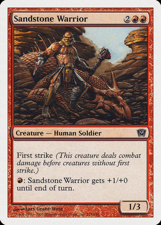 Sandstone Warrior [Ninth Edition] | Good Games North