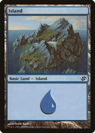 Island (31) [Duel Decks: Jace vs. Chandra] | Good Games North