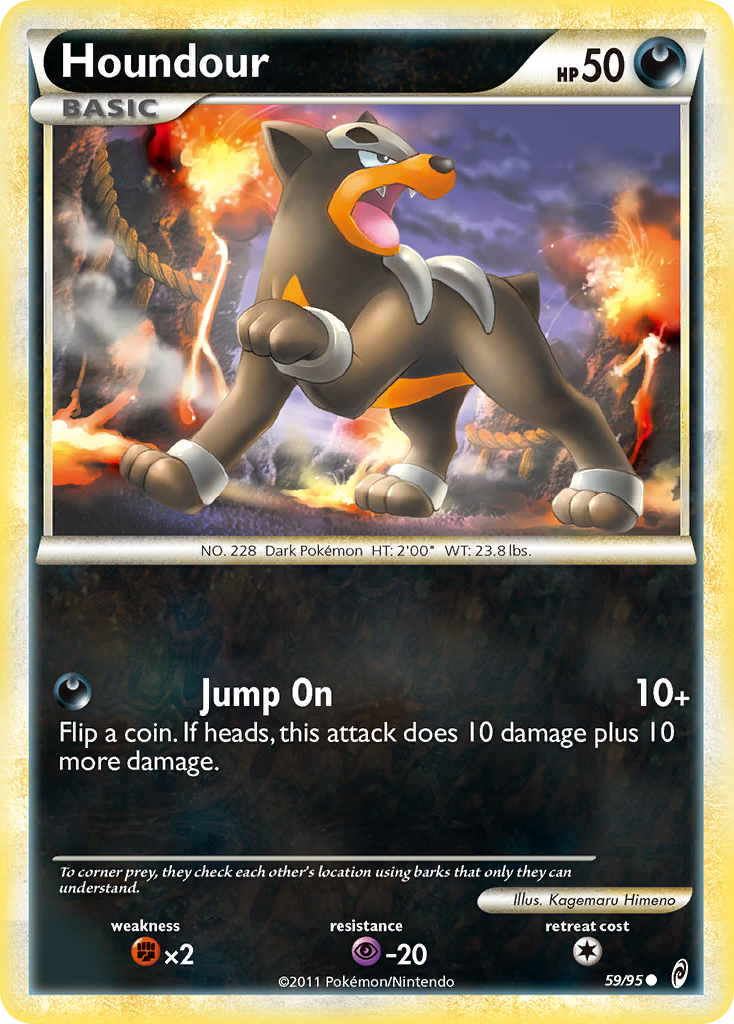 Houndour (59/95) [HeartGold & SoulSilver: Call of Legends] | Good Games North