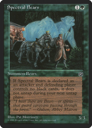 Spectral Bears [Homelands] | Good Games North