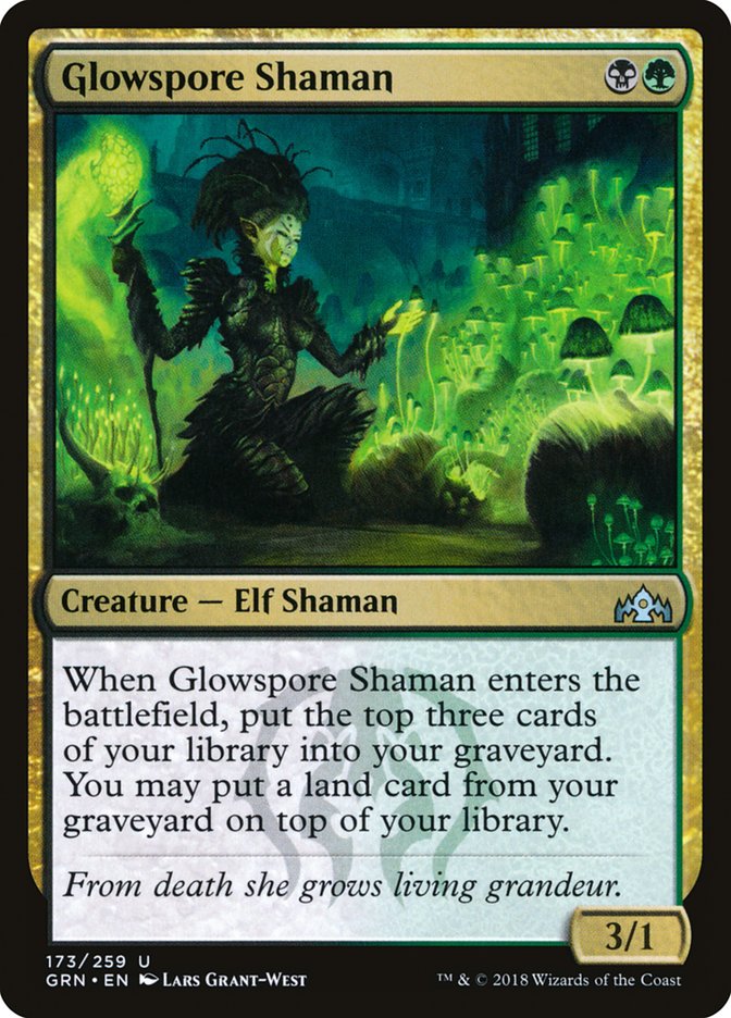 Glowspore Shaman [Guilds of Ravnica] | Good Games North