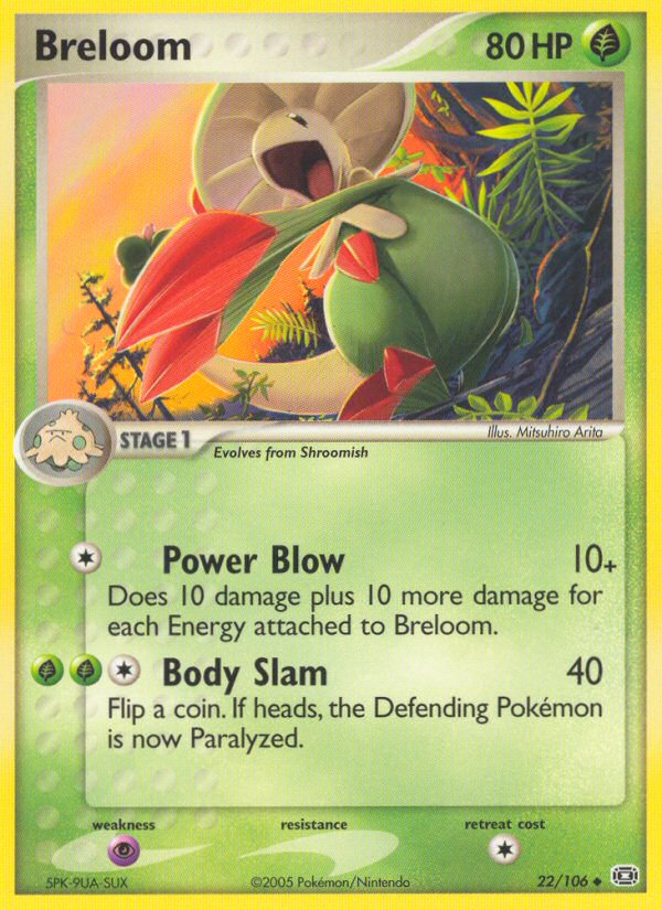Breloom (22/106) [EX: Emerald] | Good Games North