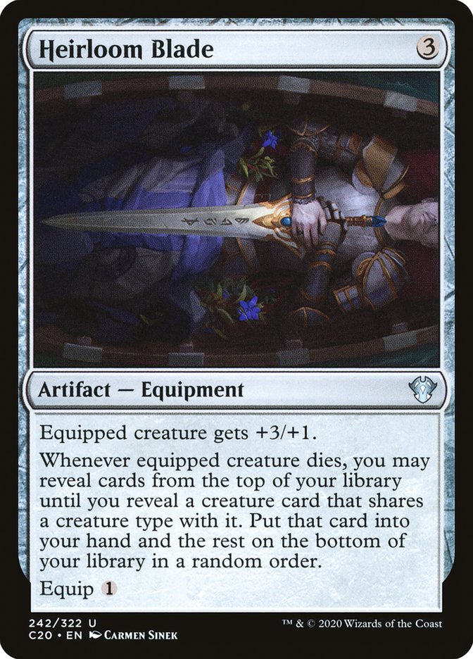 Heirloom Blade [Commander 2020] | Good Games North