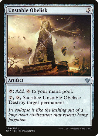 Unstable Obelisk [Commander 2017] | Good Games North