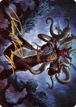 Zevlor, Elturel Exile Art Card (42) (Gold-Stamped Signature) [Commander Legends: Battle for Baldur's Gate Art Series] | Good Games North
