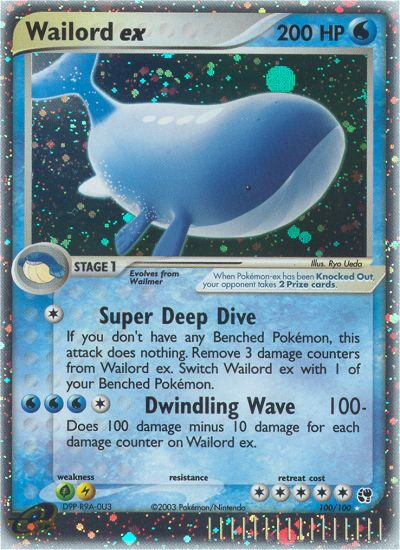 Wailord ex (100/100) [EX: Sandstorm] | Good Games North