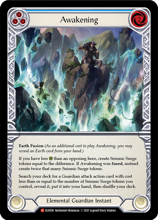 Awakening [ELE006] (Tales of Aria)  1st Edition Rainbow Foil | Good Games North