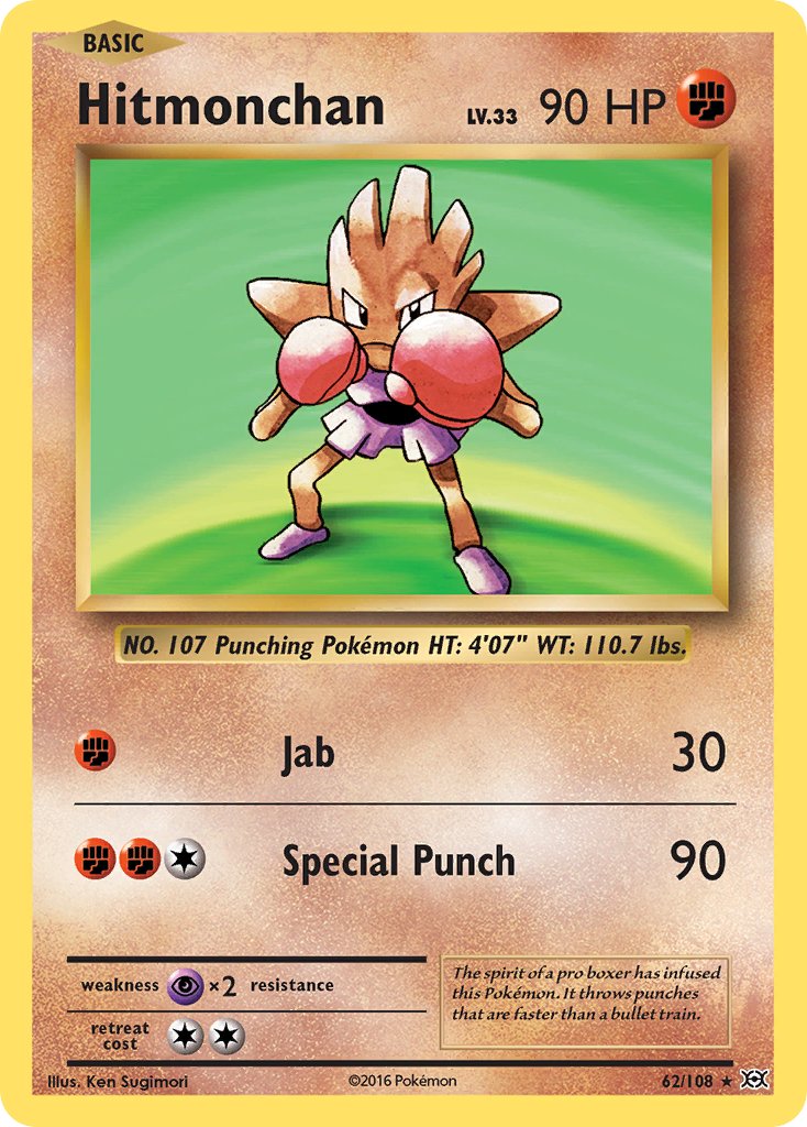 Hitmonchan (62/108) (Theme Deck Exclusive) [XY: Evolutions] | Good Games North
